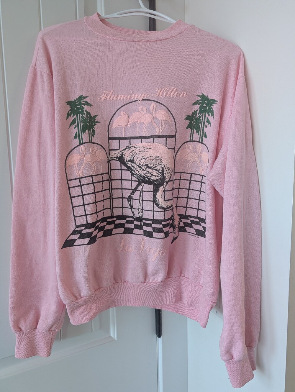 Vintage Circa 1988 Flamingo Hilton Hotel Las Vegas Sweatshirt